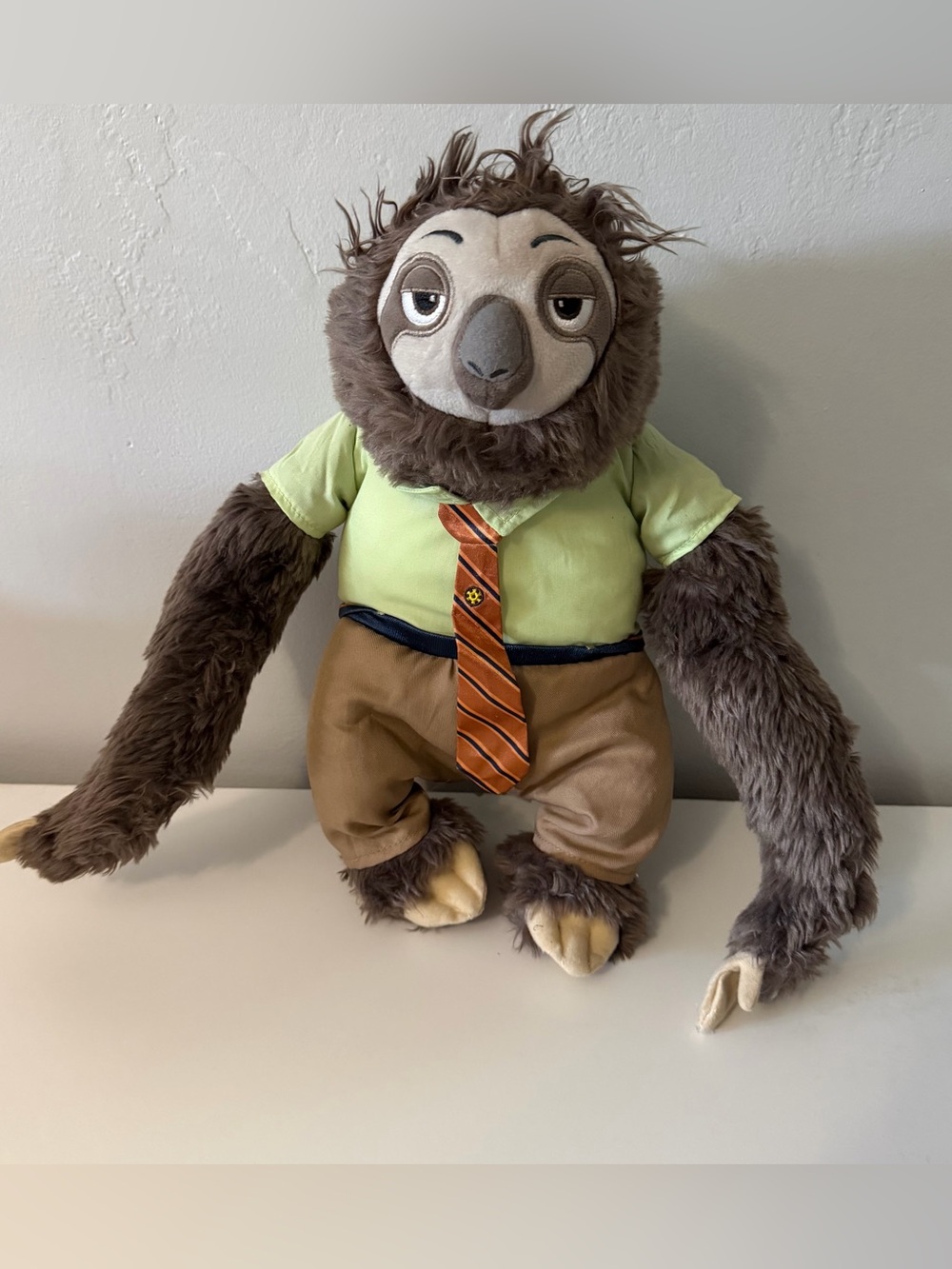 Rare Authentic Disney Store Zootopia Flash The Sloth Plush